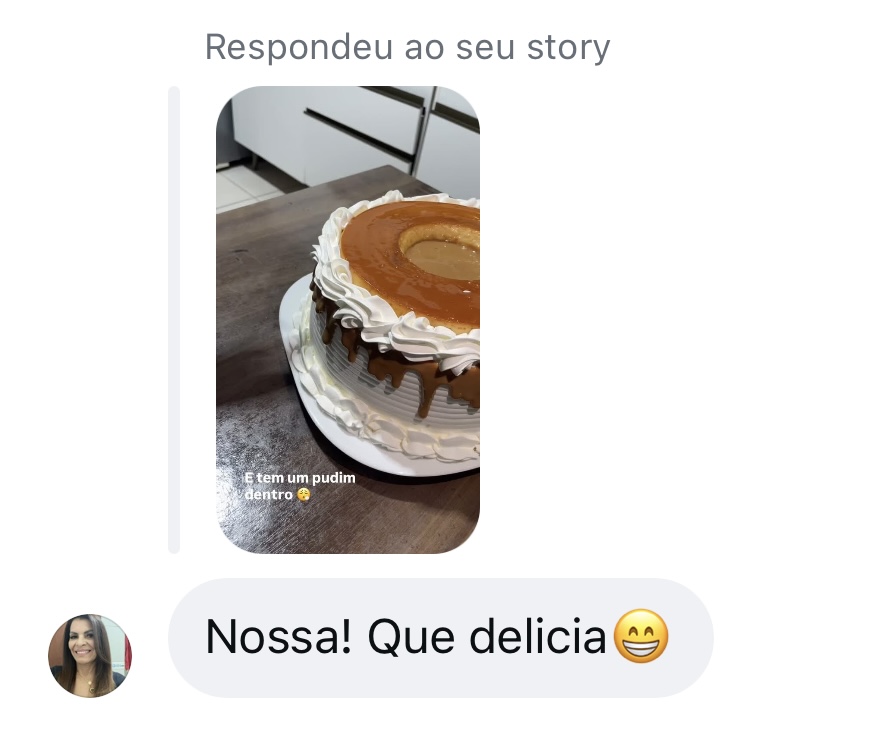 Mensagem: Nossa! Que delícia